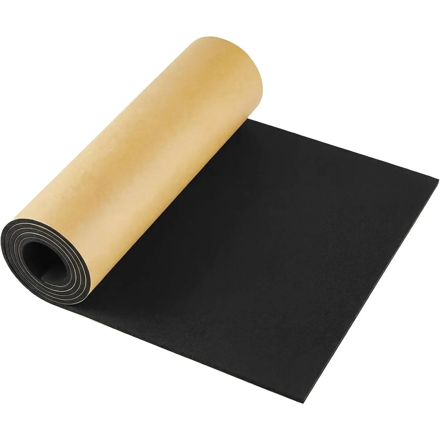 1 Piece 78 x 24 x 1/8 Inch Extra Large Marine Foam Roll Closed Cell Rubber with Adhesive Insulation Sheets Lightweight Single Sided Tape Water Weather Resistant for Craft