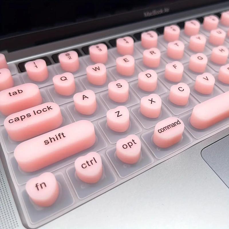 3D Silicone Keyboard Protector for Nail Art Typing, Foldable and Durable Design for Easy Storage, Great for Office and Home Use