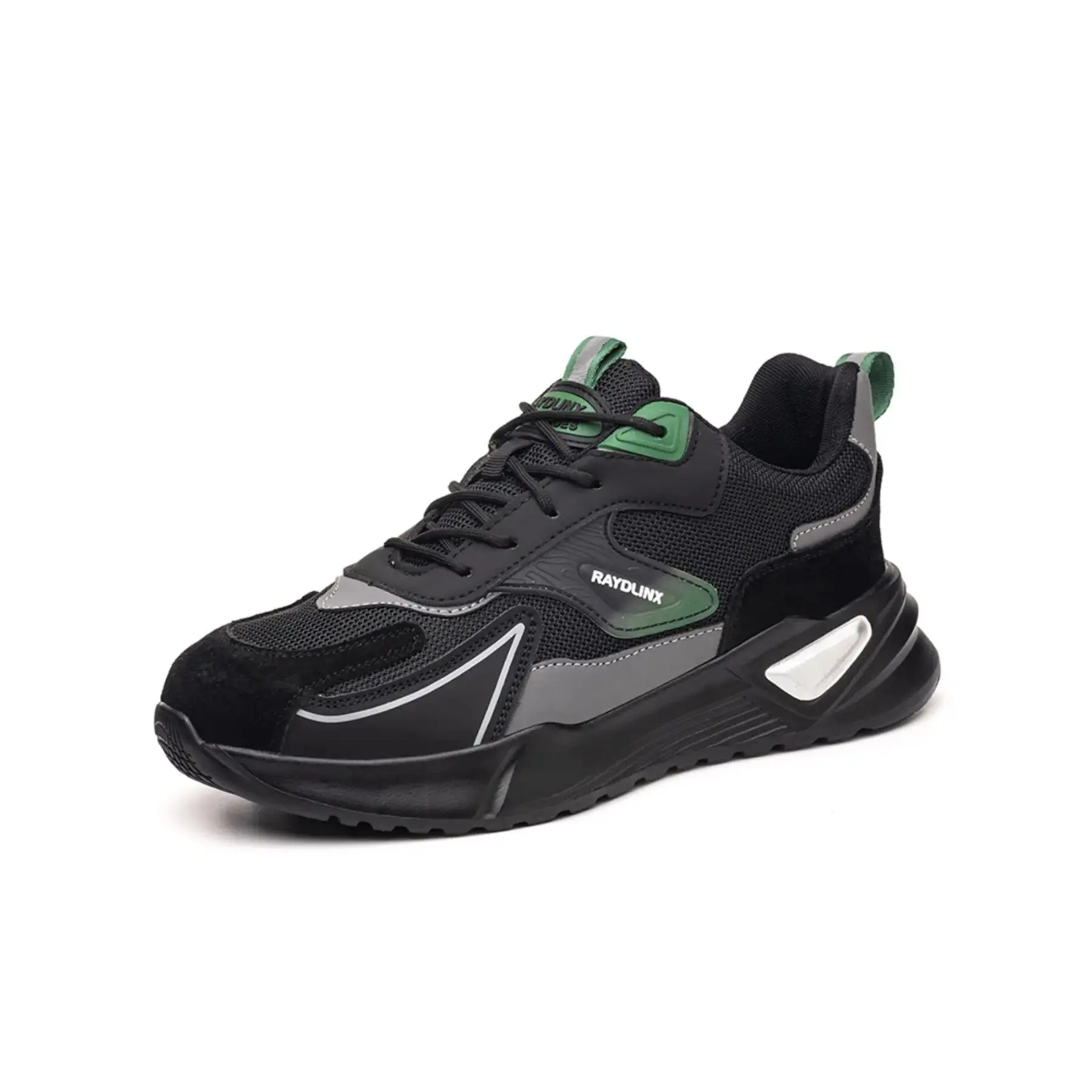 Men's Steel Toe Anti-Puncture Safety Shoes, Lightweight Comfortable Breathable Mesh, Odor-Resistant Worksite Safety Footwear, Durable Construction Footwear, Construction Work Shoes, Working Shoes, Protective Work Shoes