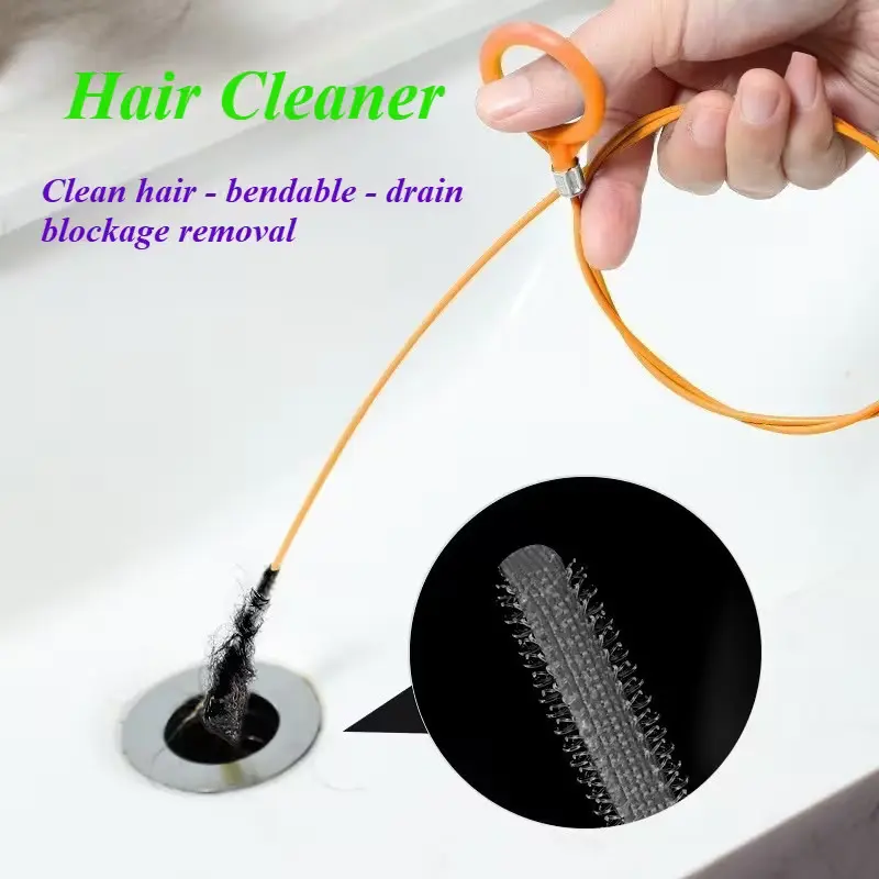 1pc Multi-Functional Drain Cleaning Tool, Bathroom Sink Pipe Unblocker, Ideal for Halloween, Valentine's Day, Back-To-School, Christmas, Birthday Gifts