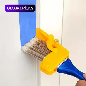 Edge Painting Tool Set, Painter Tool, with Color Separation Track, Durable Plastic Handle, Multi-Functional Dy Edger for Frame Walls Ceiling, Paint Brushes for Walls #GLOBAL PICKS