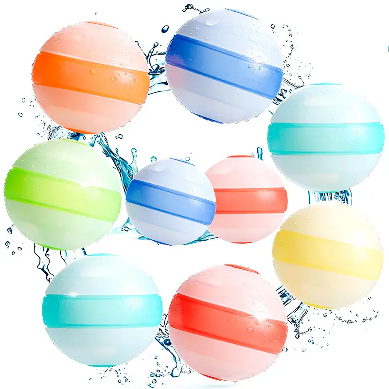 Quick-Fill Dual-Open Silicone Water Balloons – Reusable Water Burst Balls for Kids, Outdoor Summer Water Fight Toys