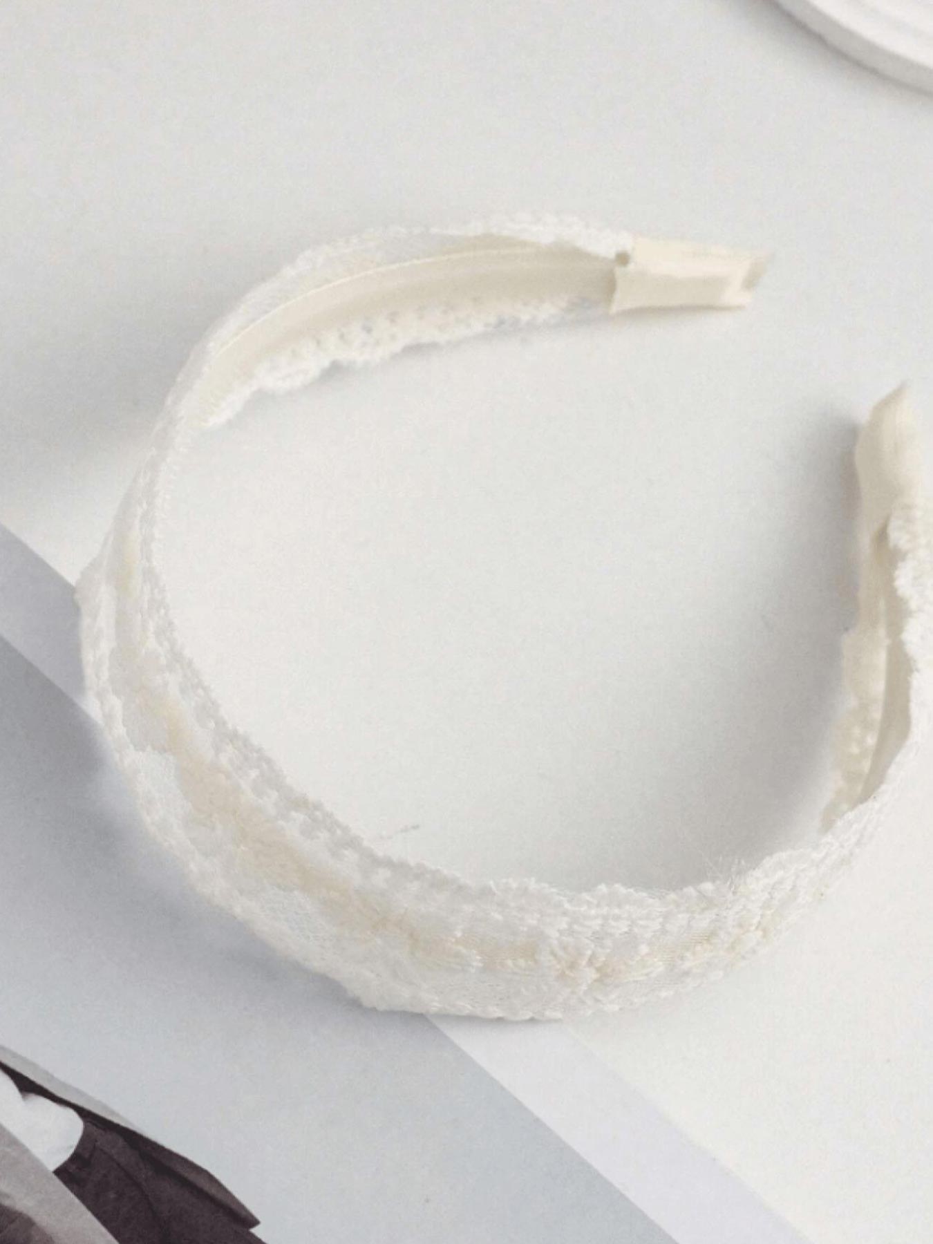 Women's Elegant Floral Embroidered Lace Headband, Vintage Wide Hairband, Fashionable Hair Accessories for Women & Girls