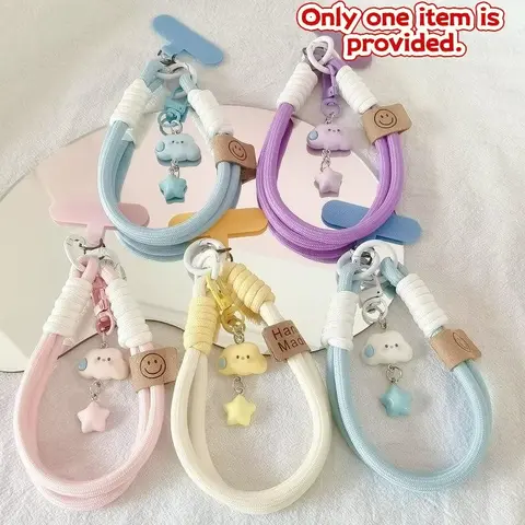 Cute Cartoon Design Phone Chain, 1pc Cute Phone Lanyard, Fashion Phone Strap for Women & Girls, Mobile Phone Decoration Accessories, Phone Accessory