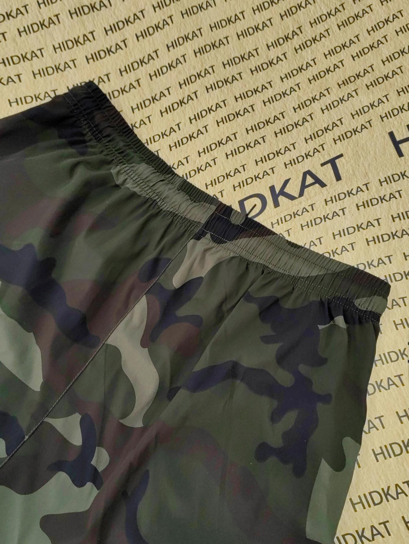 Women'S Camo Cargo Pants - Loose Fit Trousers with Drawstring Waist, Non-Stretch Fabric for Everyday & Outdoor - All-Season Casual Pants for Women, Outdoor Clothing, Relaxed Fit Trousers, Durable Construction, Jogger Style, Comfortable Wear