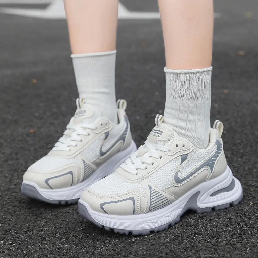Womens 90s Retro Chunky Dad Sneakers, Breathable Mesh, Casual Streetwear Shoes Womens 90s Retro Chunky Dad Sneakers, Breathable Mesh, Casual Streetwear Shoes