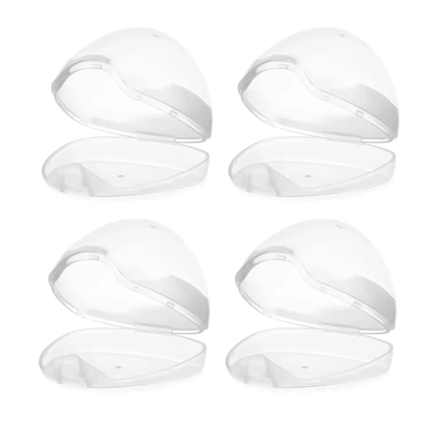 4 Pack Baby Pacifier Holder Case, Binky Pacifier Cover Pouch Organizer for Diaper Bag, Universal Travel Accessories, BPA Free(Gift)