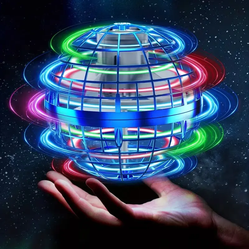Hand-Controlled Suspended Gyro Toy, Mini Flying Top Kids Toy, Cool Outdoor Gift, Indoor/outdoor Flight Toy, Stress Relief Toy, Sensor Gyro Spinner, Levitating Flying Ball