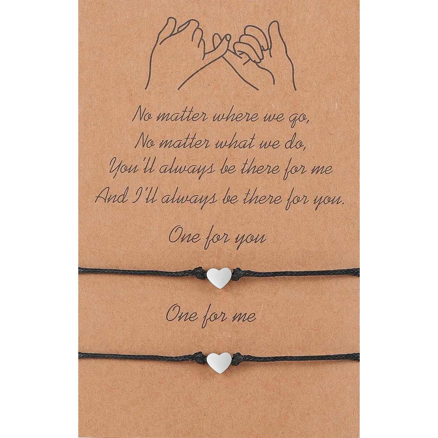 Pinky Pomise Distance Matching Bracelets Elephant compass Infinity Bracelet for   Couple Family Women Men