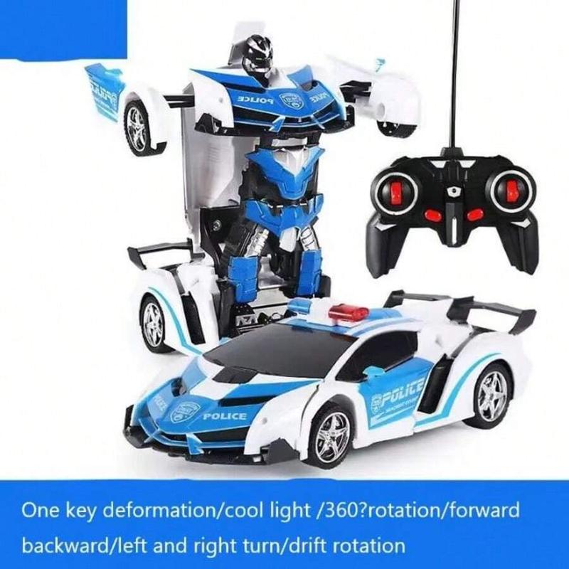 Crash-Resistant Remote Control Car Toys Four-Wheel Drive Powerful Power Cross-Country Climbing Stress-Free Super Gift with Realistic Sound & Light Effects