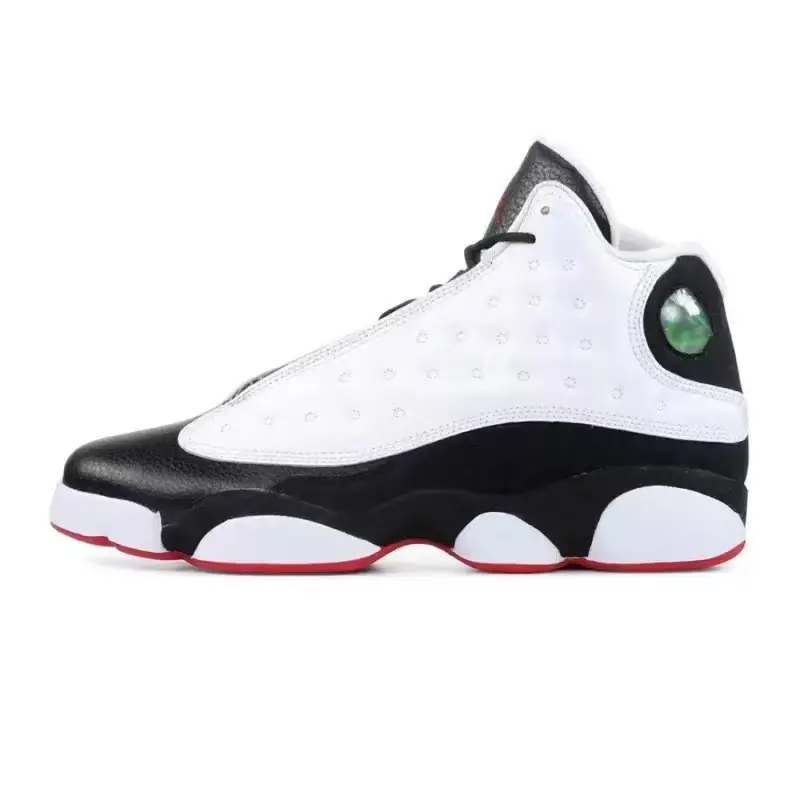 Vintage Bubble Sole Basketball Shoes, 2-Tone Leather Upper, Shock-Absorbing Outsole, Round Toe Lace-Up High-Top Sneakers, Trendy Hip Hop Casual Footwear for Outdoor Workout Street Style