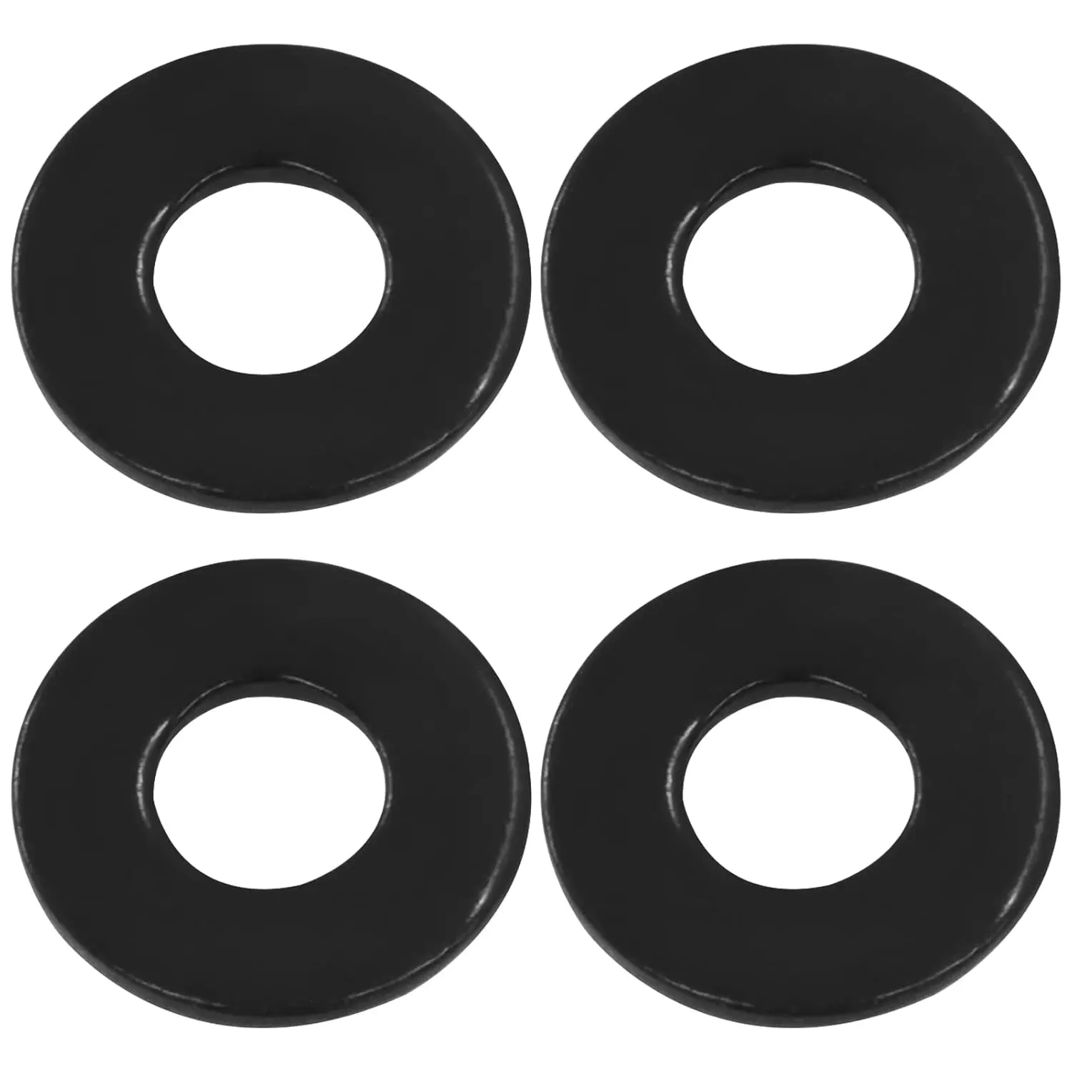 #8 304 Stainless Steel Flat Washers, 3/7 Inch OD, 100 count | For  Screws, Black Oxide Finish