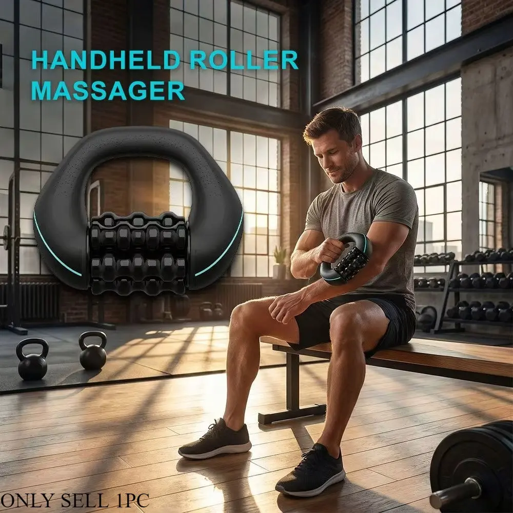 Handheld Mini Rolling Impact Massager, Full Body Massage Roller, Electric Muscle Relaxer, Travel Home Massage Device, Fh-680 Model