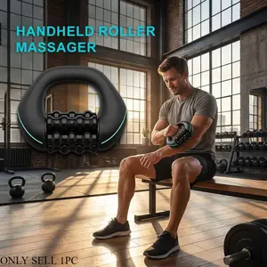 Handheld Mini Rolling Impact Massager, Full Body Massage Roller, Electric Muscle Relaxer, Travel Home Massage Device, Fh-680 Model