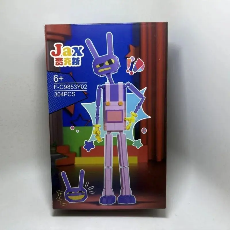 Anime Peripherals DIY Jax Figure Building Blocks Jax Figurine Eco-friendly Materials Ornament Decoration Collection Toys Gifts