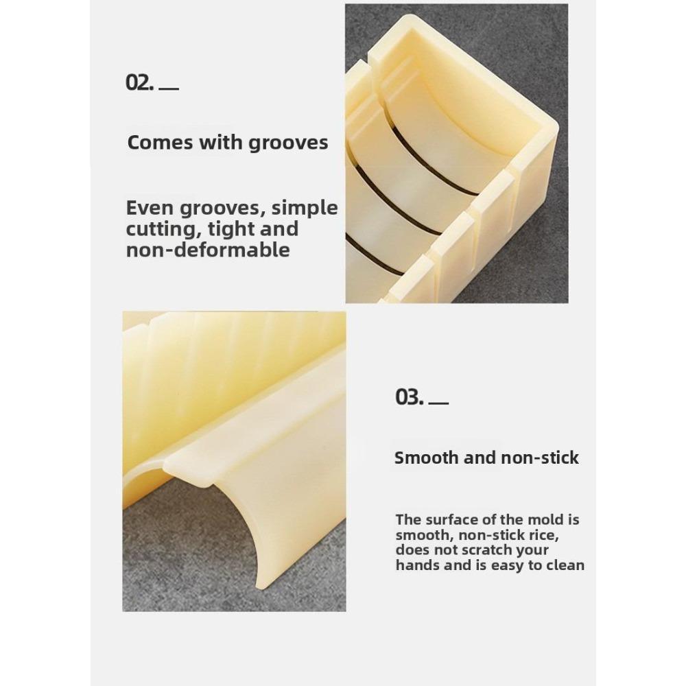 Sushi Mold Household Sushi Tool Set, Seaweed Rice Roll Maker & Nori Easy Sushi Kit, Complete Set for Home Cooking