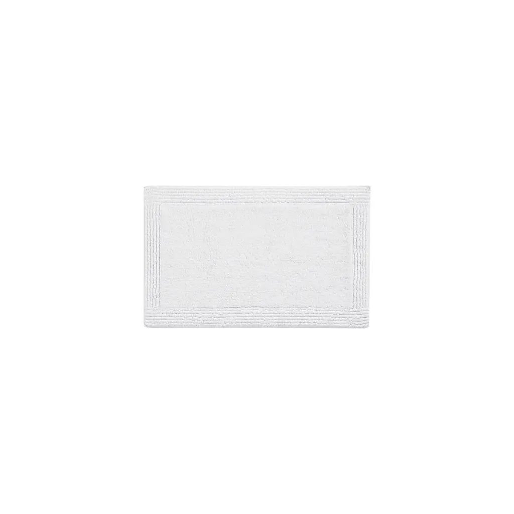 Nokaa 100% Cotton Tufted Reversible Bath Rug, 3000 GSM Heavyweight Absorbent Bathroom Floor Mat, Soft Plush Machine Washable, Non-Slip Quick Dry Bath Mat for Bathroom, Shower, Vanity, 21x34 Inches, White, Home Furniture and Household Product Search