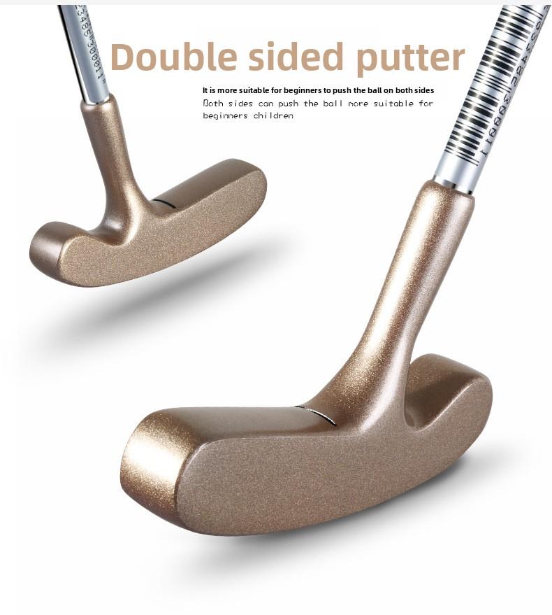 Golf Club - Steel Shaft - Ambidextrous Design - Children's Double-Sided Putter