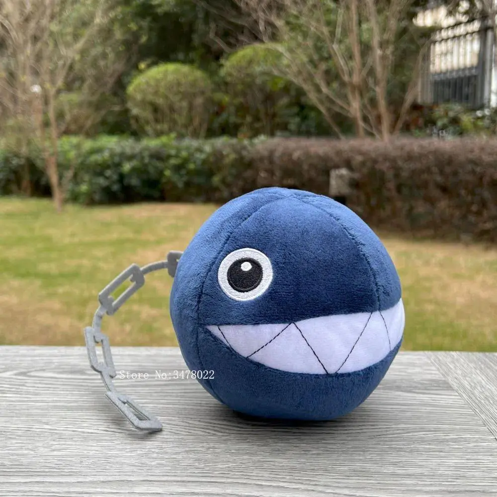 14cm Super Mario Bros Wonder Chain Chomp Plush Toy, Soft Fabric Plushies, Stuffed Doll for Christmas Gift
