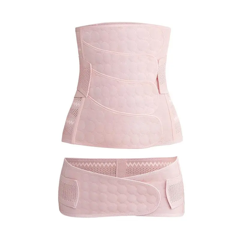Postpartum Abdominal Binder for Women – 4-Panel Breathable Belly Wrap for Postnatal Recovery, Support for Natural & Cesarean Birth, Waist Shaping Girdle, Bellybinder, Breathable Maternity Belt