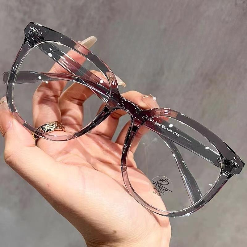 Fashion Black Blue Light Blocking Eyeglasses Women Lightweight Luxury Stylish Optical Frames