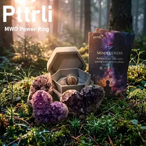MWO Power Ring Polarizing Plate - Resonance Matrix Energy Enhancement, Spiritual Energy Assistance, Meditation Practice Premium Gift Box Set - Ideal Party Gifts
