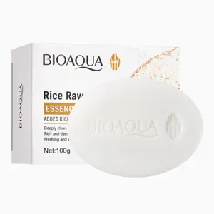 Rice Milk Soap, Face & Body Cleanser, Essential Oil Handmade Soap, Oil Control, Moisturizing, 100g Per Box, Natural Skincare