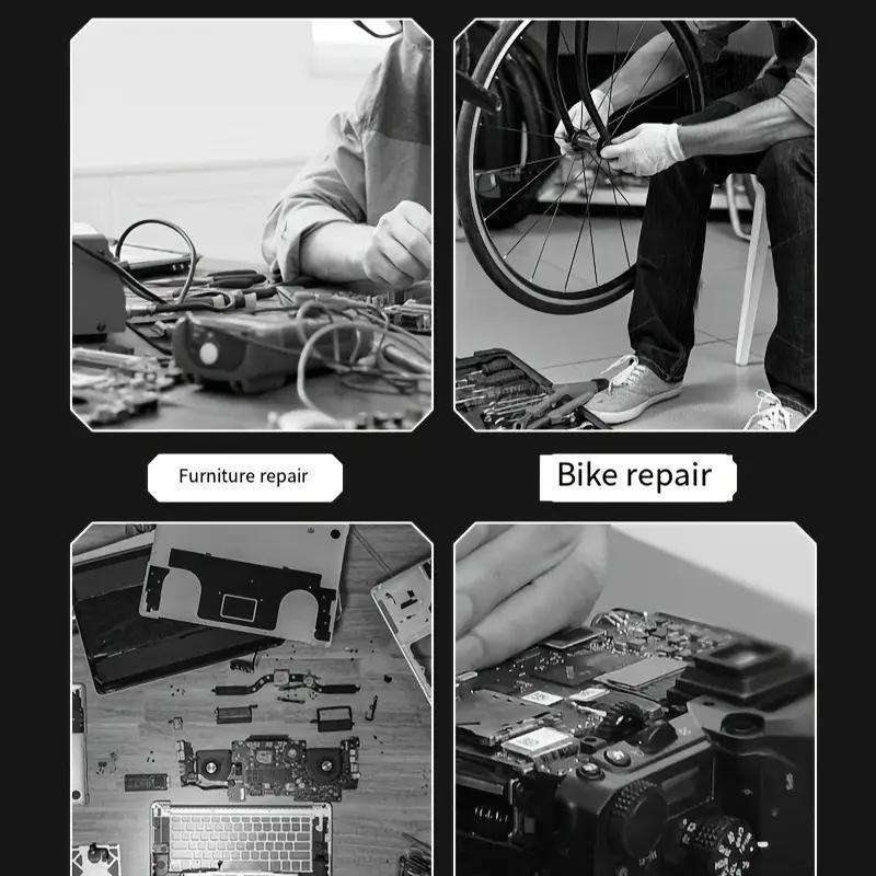 Multifunctional Screwdriver Bit Set with Cross, Flat, Hex and Star Heads, Essential Home Tool Kit for Easy Repairs and DIY Projects