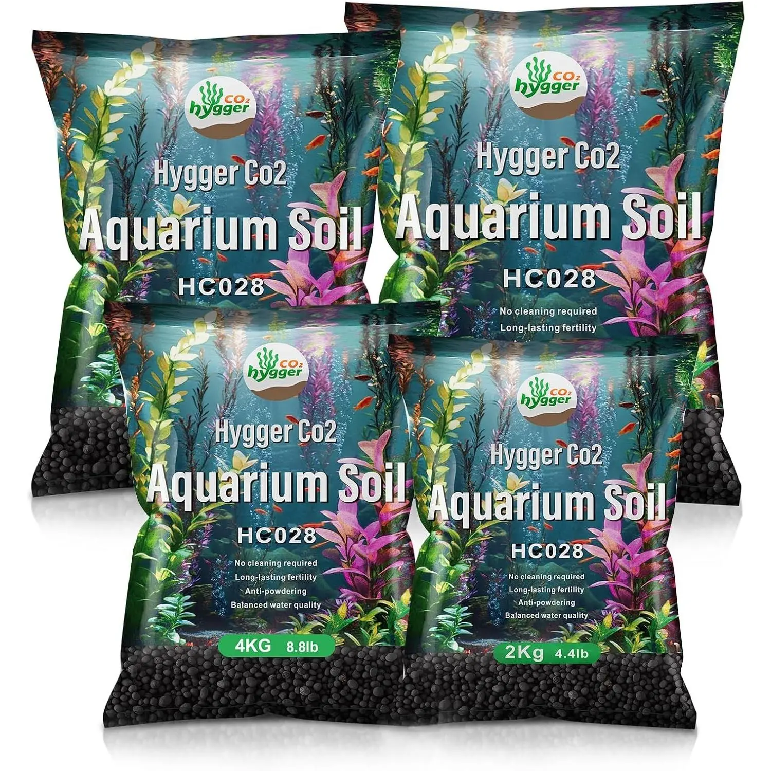 Upgraded Aquarium Soil Water Grass Mud, Ideal for Fish Tank Aquascaping Aquarium Substrate Soil for Plants and Shrimps, No Need to Wash (8.8 Pounds)