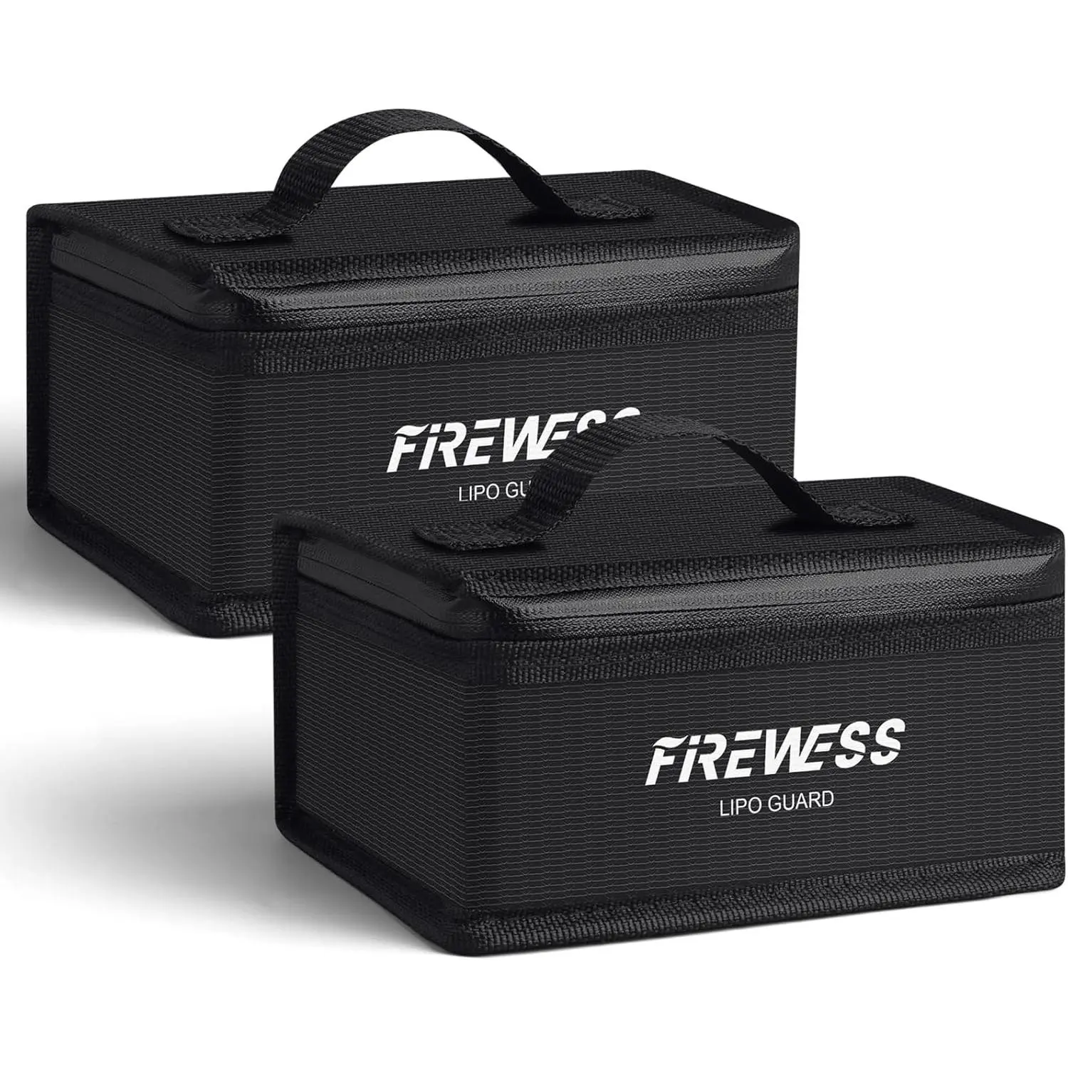 2-Pack Fireproof, Explosionproof LiPo Battery Storage Safe Pouch, Functional Storage Bag for Charging