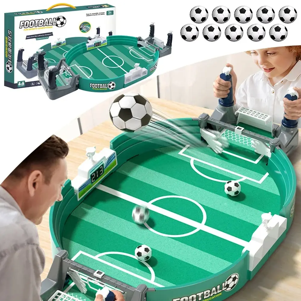 Kids Portable Table‑Top Soccer Board Game, Desktop Interactive Football Toy, Family Party Sport Play Gift for Children