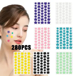 Star-Shaped Acne Patches, Acne Patches For Face, 280pcs, Fun & Functional, Concealer Patch, Single Item, No Alcohol or Aerosol, Made in China