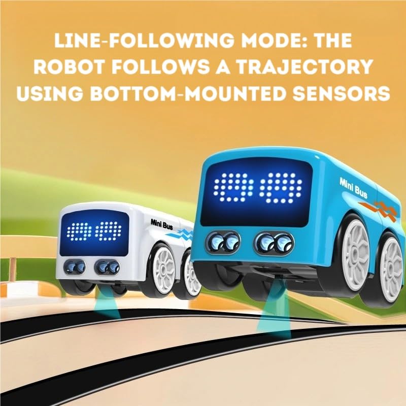 Magic Mini Bus, Gesture Tracking Sensor-Interactive Motion-Response Device |   Plug-and-play, Endless Fun-Perfect Party Gift