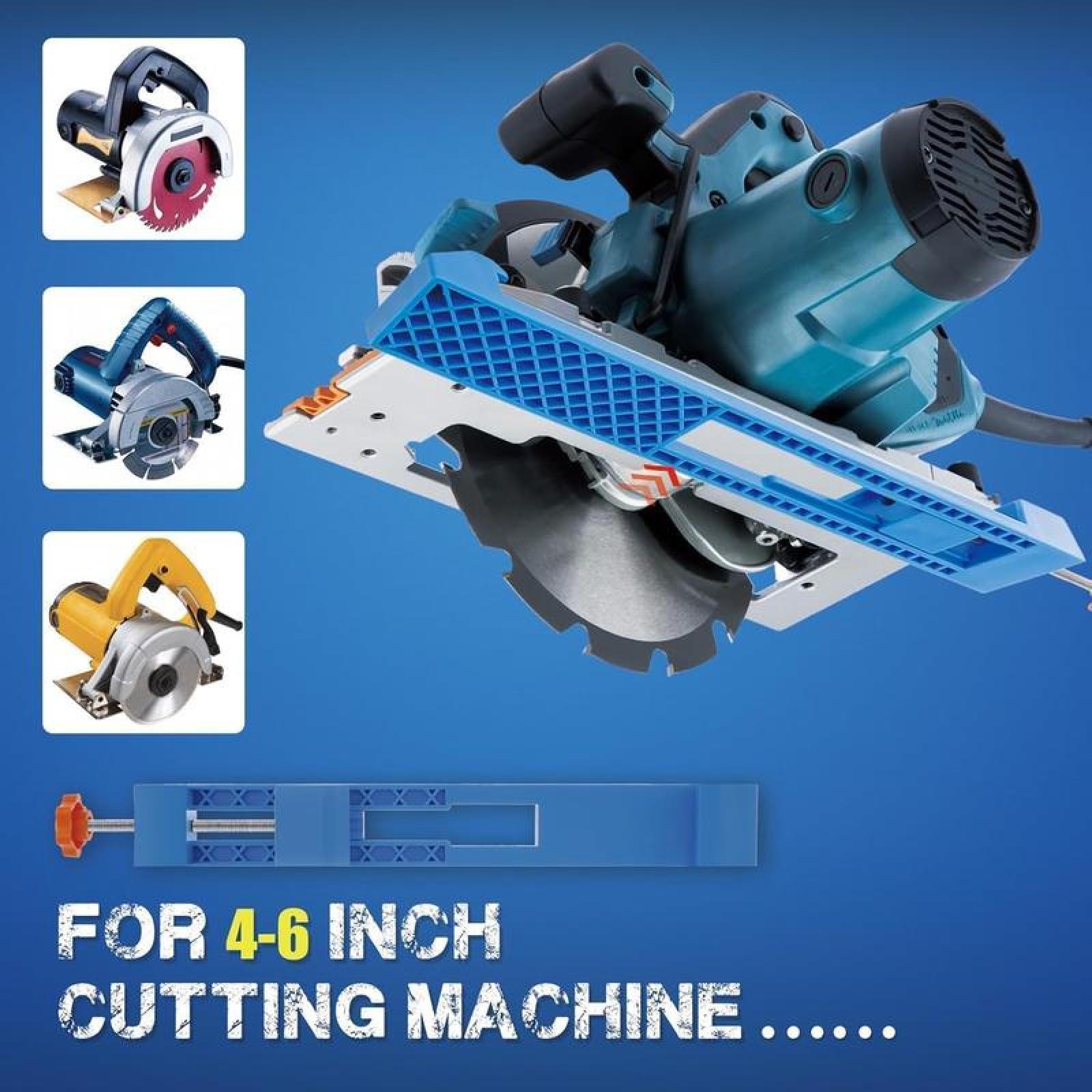 Circular Saw Guide Precision Wood Cutting Guide,Adjustable Cutting Machine Base Guide,Electric Circular Saw Milling Positioning Clamp,Woodworking Tools Accessories for Precision Cutting and Task.