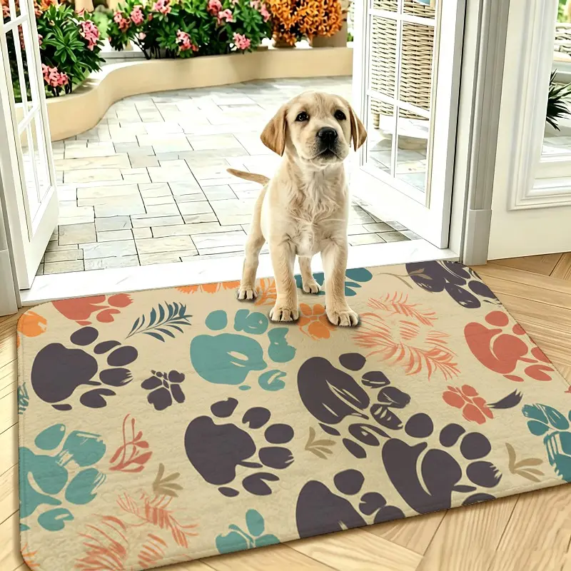 Floor Mats Rug He’s not just lying on a mat—he’s lying on his mat. Customize it today! #tapetes de cocina