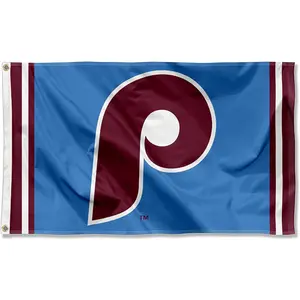 Philadelphia Phillies Retro Vintage Logo Flag and Banner