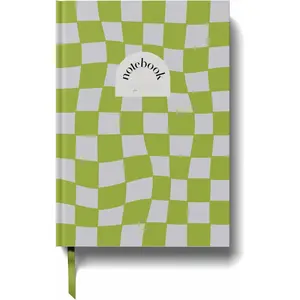 Lined Notebook (A5) - Green Mosaic - Hardback Journal - Medium Ruled