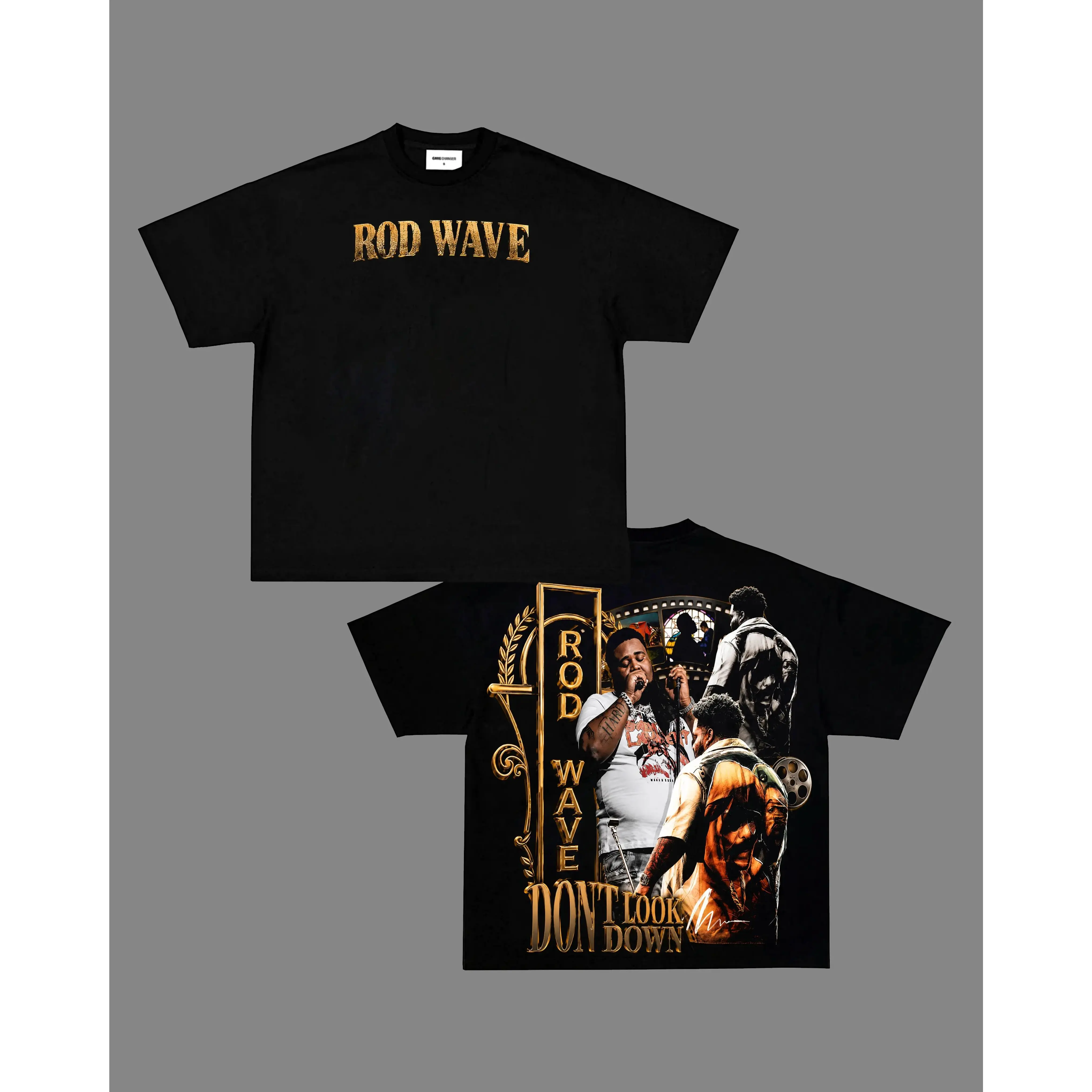 Rod Wave Don't Look Down Tour Vintage Washed T-Shirt, Double Sided Rap Graphic Tee, Hip Hop Concert Shirt, Streetwear Oversized Unisex Tee, Music Fan Gift, RodWave, DontLookDown, RodWaveTour, HipHop, RapMusic, HipHopCulture, RetroTee