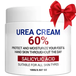 60% Urea Cream, Urea Foot Cream, Hand Feet Cream, Intensive Foot Care, Hand Cream For Dry Cracked Hands, With Salicylic Acid, Long-Lasting Moisturizing, Unisex, Suitable For All Skin Types, Holiday Gifts-100g
