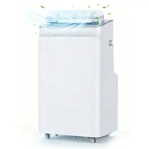 12000 BTU Portable Air Conditioner, Cools Up to 750 Sq.Ft, 3-in-1 AC Unit with Dehumidifier Fan Sleep Mode, Remote Control 24H Timer Installation Kits for Home Office Dorm