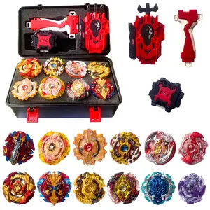 New Burst Series Gyro Set, 12 Gyros, Two Bidirectional Launchers, Compatible with All Gyros, Includes Handle and Tool Box