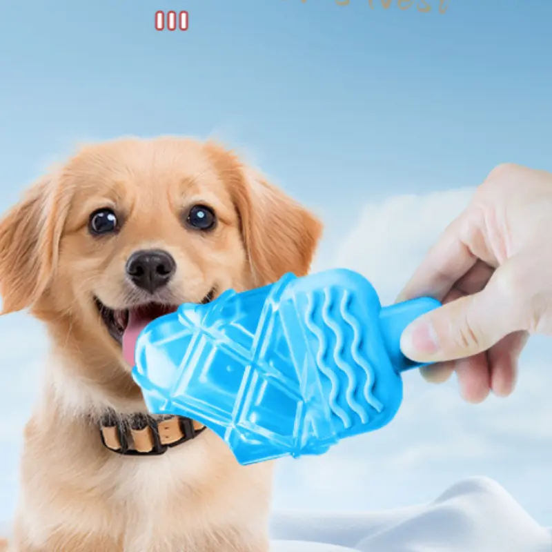 Summer Cooling TPR Ice Pop Dog Toy Teeth Cleaning Chew Toy