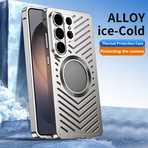 For Samsung Galaxy S26 S24 S25 Ultra, Quick Cooling Phone Shell, Magnetic Magsafe Cool Design, Ultra Thin Aluminium Cover, Gaming Enthusiast Case