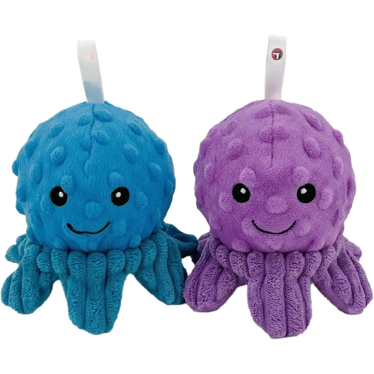 Octopus EZ Squeaky Ball, Set of 2, 4-inch Width