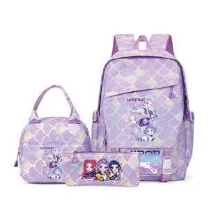 2026 new KPop Demon Hunters school bag breathable waterproof backpack