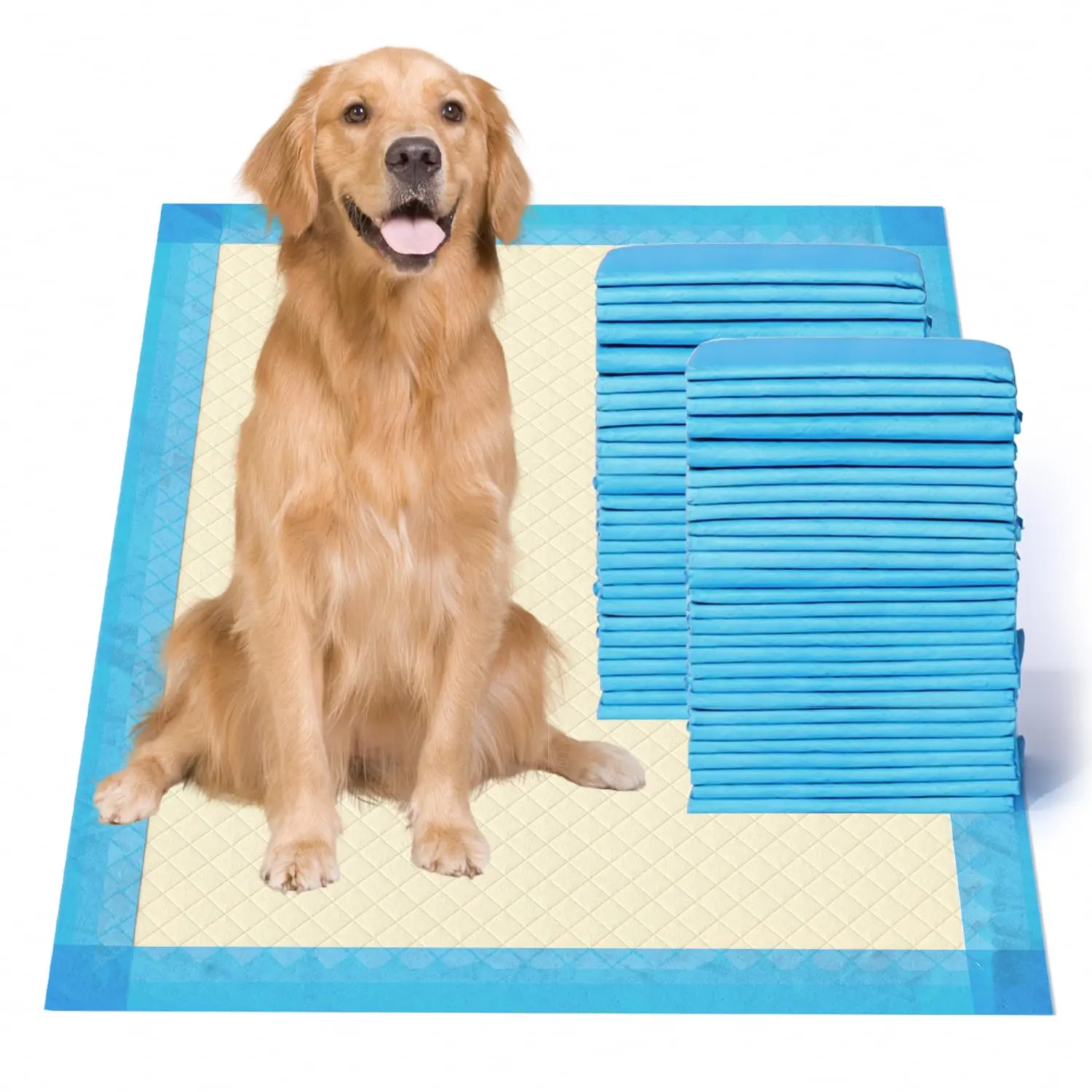Gardner Pet Ultra Absorbent Thicker Blue Dog Pee Pads for Dogs Dogs, Puppies, Doggie, Cats, Rabbits