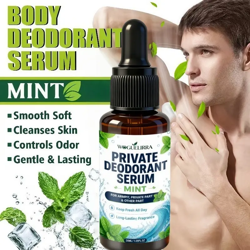 2026 New Men's Intimate Deodorant Essence, Mint Scent, Long-Lasting Freshness, Personal Care, Natural Body Odor Control, 24 Hours