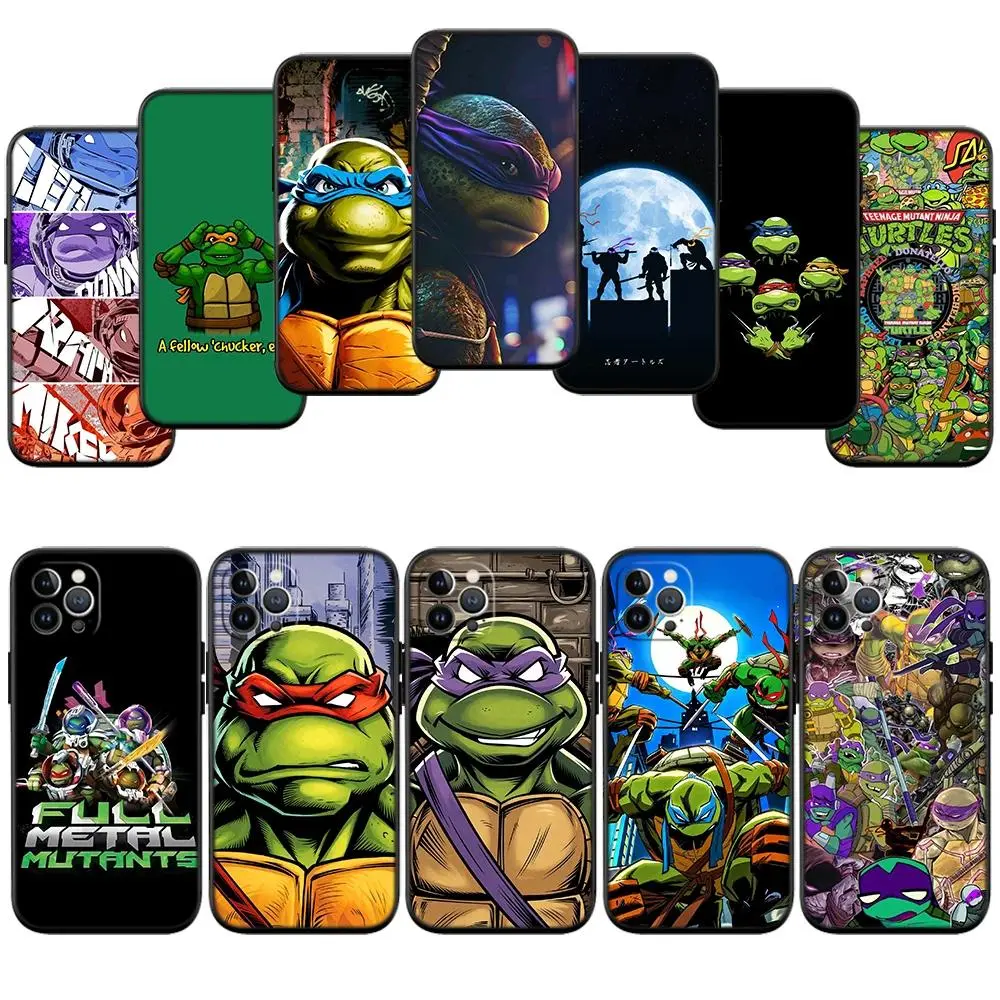 Cartoon QE27 TMNT New High-End Shell Phone Case for Samsung Galaxy S26 S25 S24 S23 S22 For iphone 17 16 15 14 13 12 11 17Air Plus Pro Promax