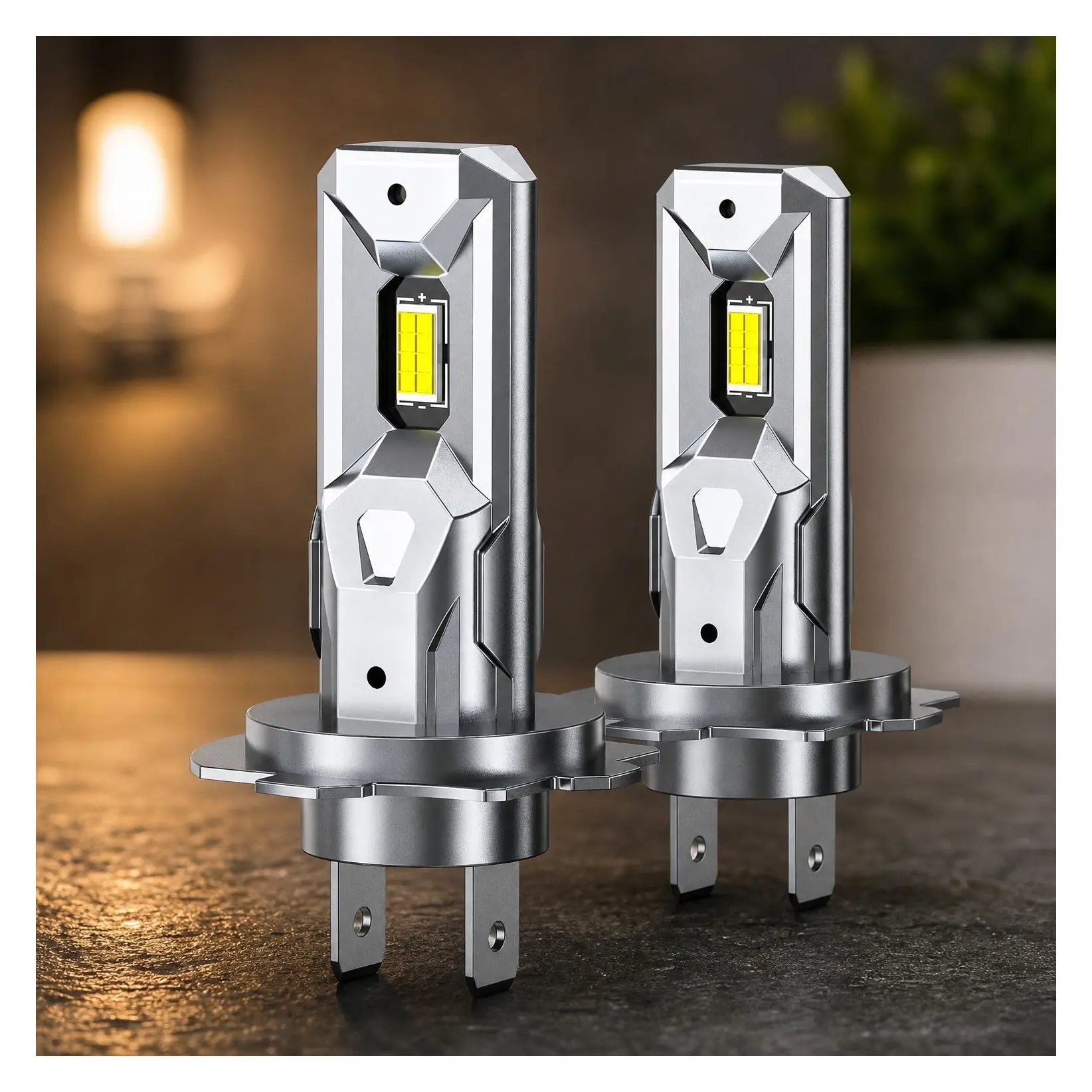H7 Halogen Headlight Bulb - High-Performance Car Headlight - No Glare Halogen Light - for Automotive - 2 BulbsGift