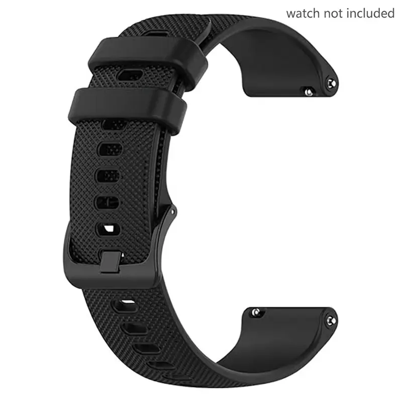 18/20/22mm Silicone Watch Bands for Huawei Xiaomi Garmin Samsung Amazfit Smartwatches, Compatible Soft and Durable Strap, Watch Straps, Smart Watch Accessories (Band Only)